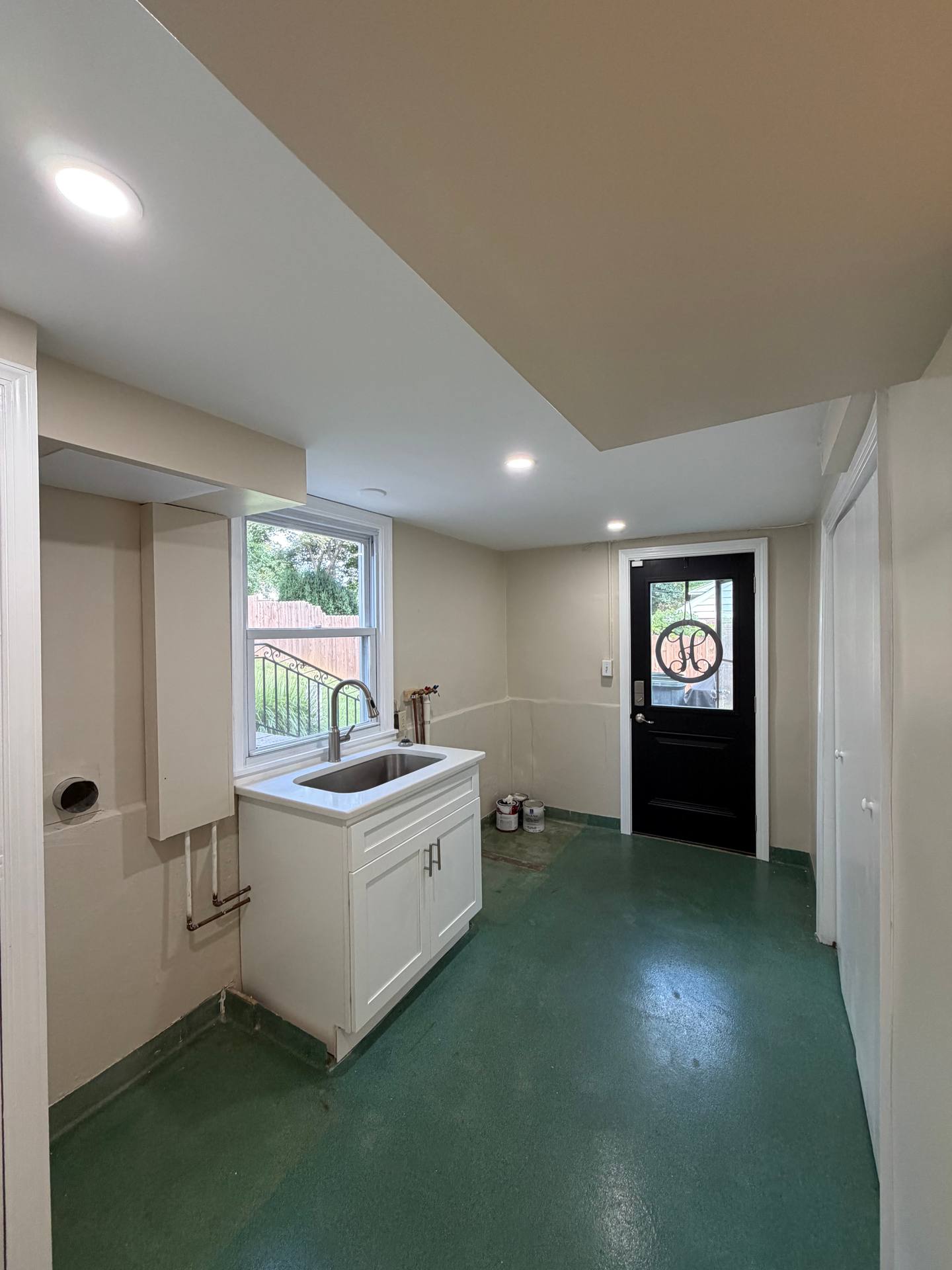 Refinished Laundry Room
